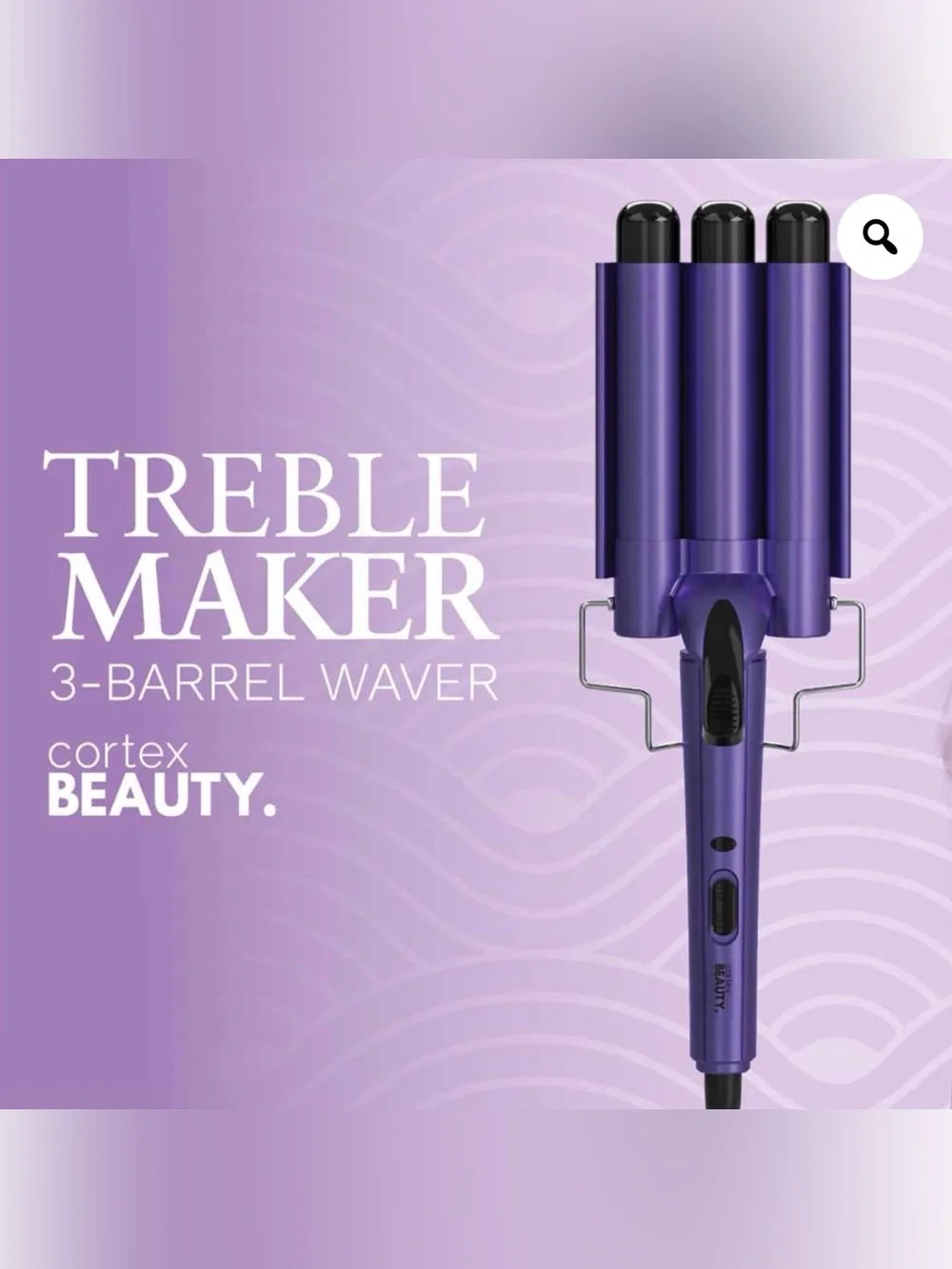 Cortex Beauty TrebleMaker - 3-Barrel Waver BRAND NEW IN BOX $150